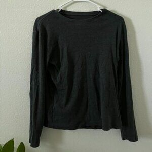 Women's Gray Russell Long Sleeve Shirt (L)
